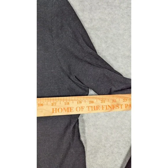 Majestic Paris Women Sweater Size 4 Cotton Cashmere Raw Trim Crewneck Pullover - Picture 5 of 7